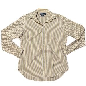Polo Ralph‎ Lauren Andrew Classic Fit Striped Button Down Shirt Men's M